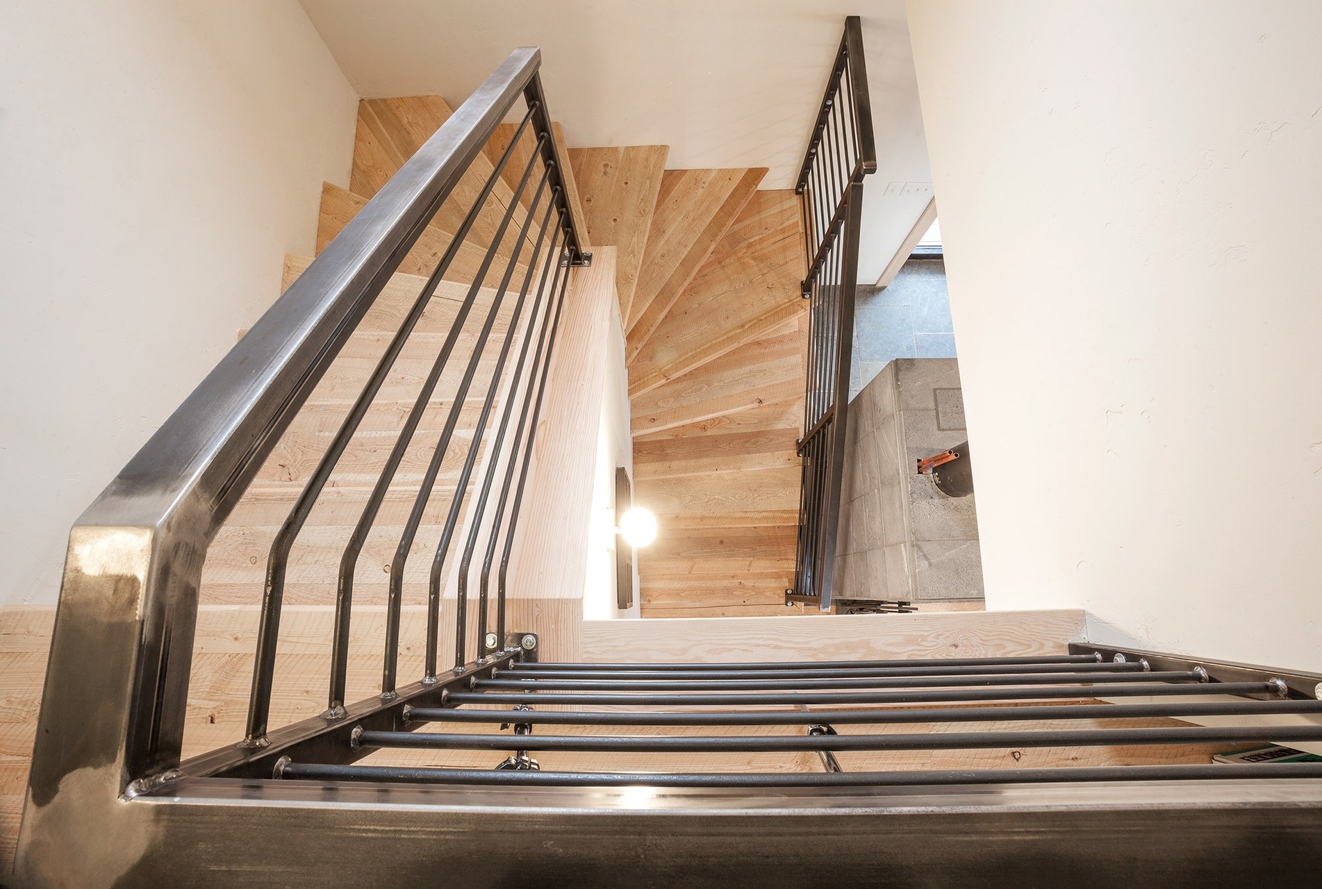 Steel Rail Stairs